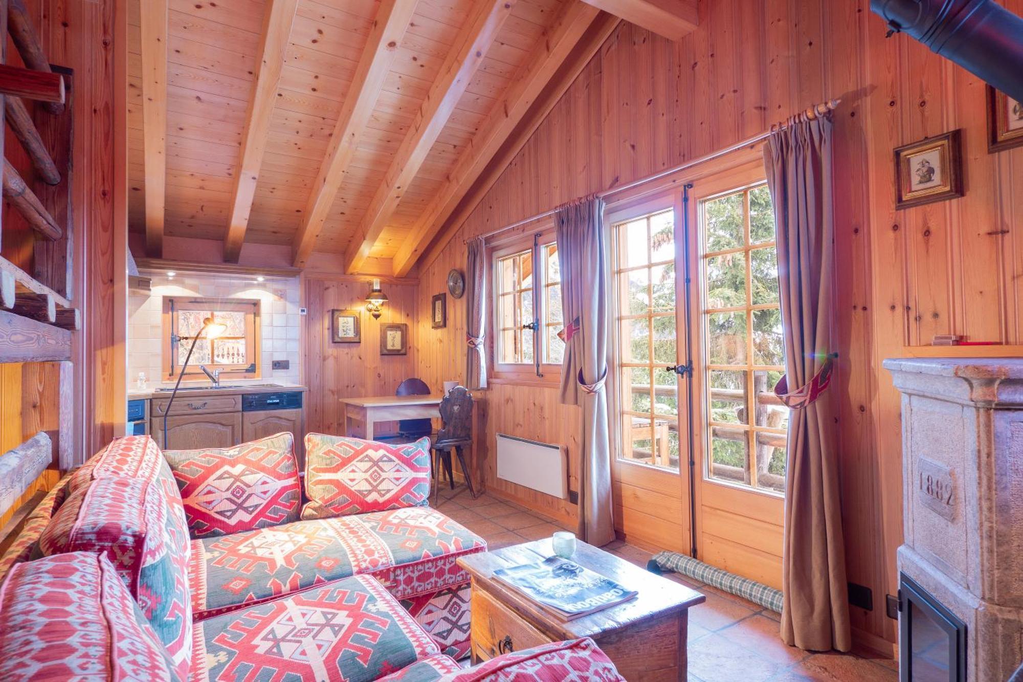 Willa La Ruinette-Charming 1-Bed With Southfacing Views Verbier Zewnętrze zdjęcie